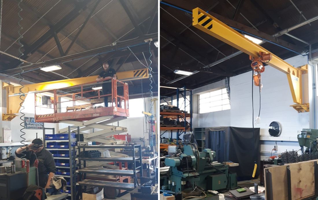 Wall Mounted Jib Crane Installed and Used in New Zealand Aicrane