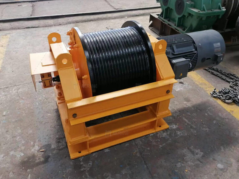 5 Ton electric winch for South Korea