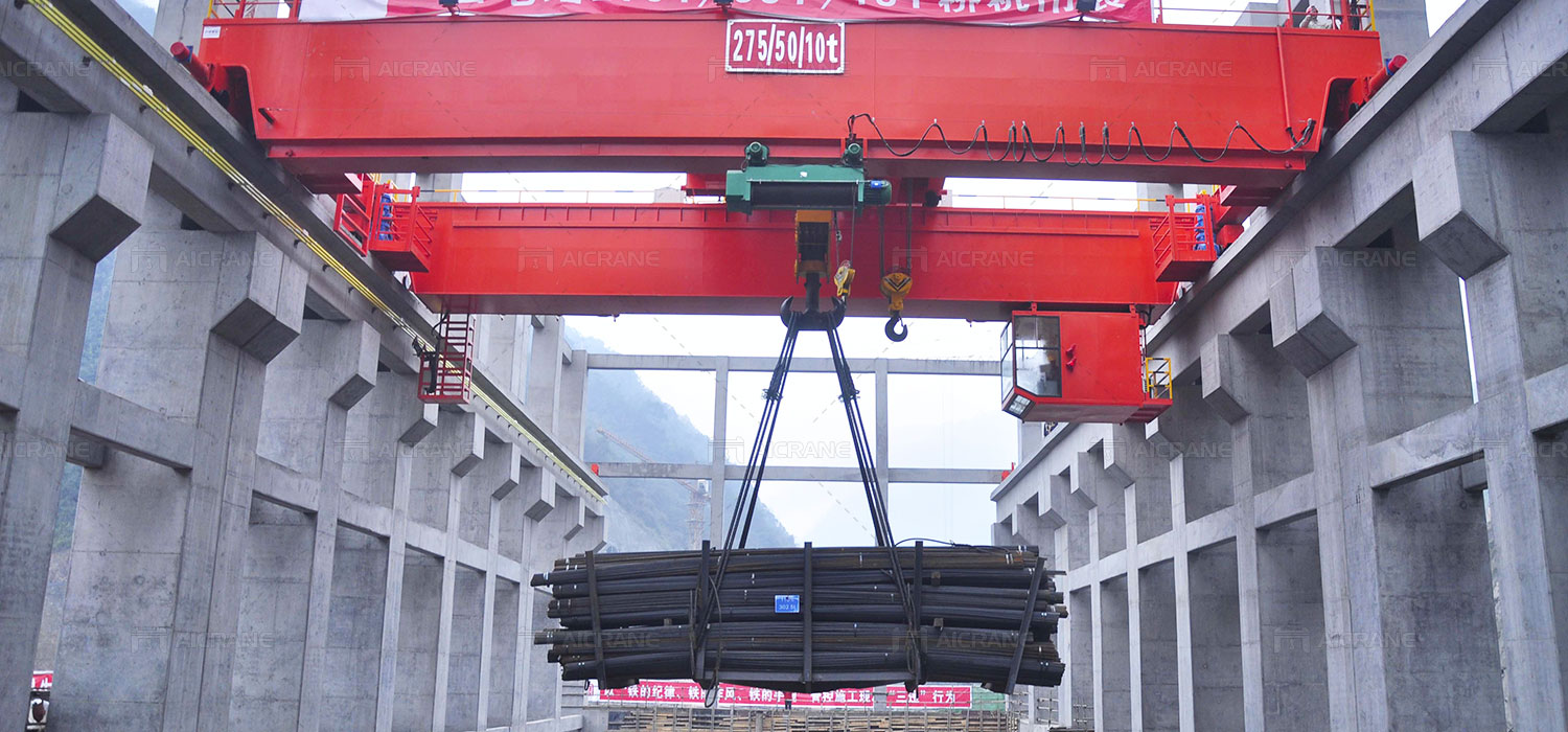 double beam overhead crane used in power station