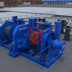 double drum mooring winch