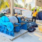 slipway winch for Maldives