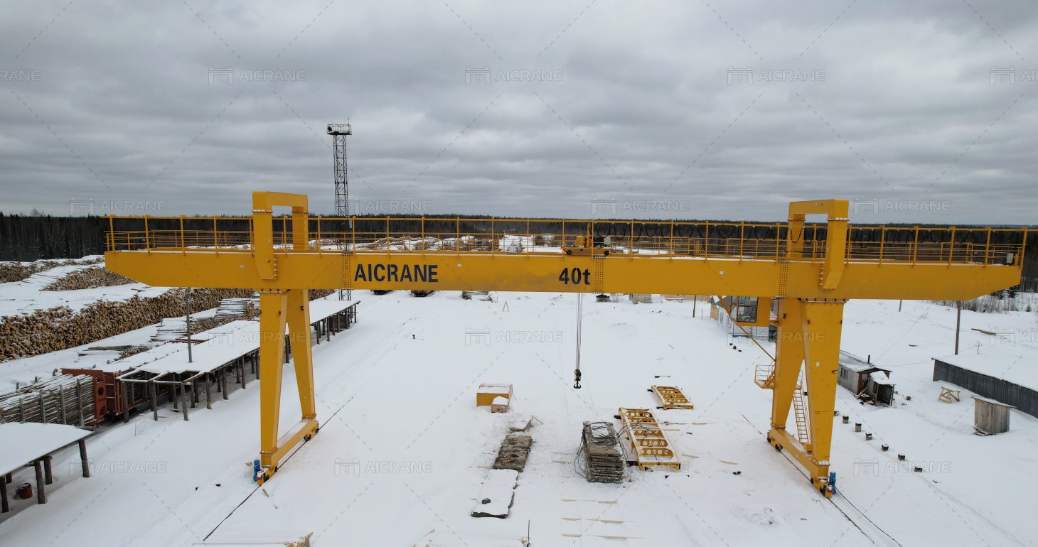 gantry crane installed in Russia